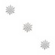 thumbnail image 4 of Kearding 12 piezas al aire libre portátil Navidad copo de nieve decoración sala de estar dormitorio decoración colgante fiesta banquete crema Blanco crema 3piezas Kearding CBP042882, 4 of 6