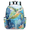 Blue, variant on Fire American Football Backpack for Adults, Breathable Adjustable Strap Casual Daypack, Lightweight Sports Themed Work Laptop Backpack