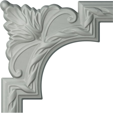 9"W x 9"H Jackson French Ribbon Panel Moulding Corner (matches moulding PML01X00JA)