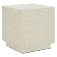 thumbnail image 4 of SAFAVIEH Kiely Rustic Square Stool, Champagne Faux Mother Of Pearl (16.5 in. W x 16.5 in. D x 18.1 in. H), 4 of 9
