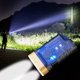 thumbnail image 1 of Linterna LED recargable USB-C portátil de 900 lúmenes, 5 colores, 4 modos, base magnética, llavero, resistente al agua, acero inoxidable 304, para camping, emergencia, al aire libre, trabajo, 1 of 7