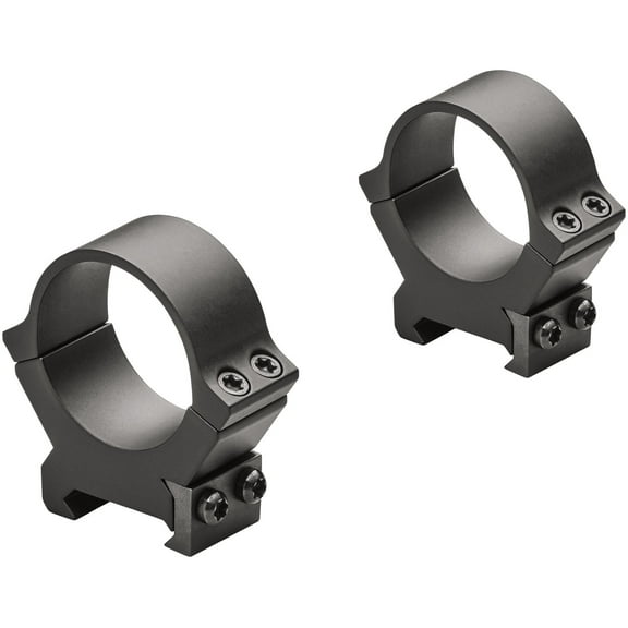 Leupold 174084 PRW2 Ring Set 30mm Diam Medium Steel Black