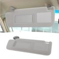 thumbnail image 4 of Car Sun Visor Gray Multifunctional Rugged Durable Side Sun Visor with Lamp and Mirror For Land Cruiser Prado, 4 of 8