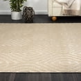 thumbnail image 3 of Laddha Home Designs 5' x 7' Geometric Trellis Indoor Outdoor Area Throw Rug - Beige, 3 of 9