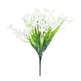 Dpkshia Artificial Flowers,Artificial Flower Plastic Faux Daisy