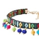 thumbnail image 3 of Gargantilla de Tela Tejida Bohemia Collar de Babero con Colgante de Salvador Collar de bordado, 3 of 6