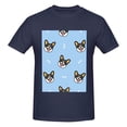 thumbnail image 4 of Bingfone Corgi Dog Men'S Loose Fit Short-Sleeve Pocket T-Shirt, 4 of 7
