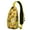 Hamburger Print, variant on Nurse Life Sling Backpack, Cute and Funny Nursing Crossbody Daypack, Ideal for Future Nurses Saving Lives