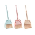 thumbnail image 3 of Maytalsory Plastic Small And Cute Broom And Dustpan Kit For Tidy Spaces Detachable Small Broom And Dustpan Set pink 1Set, 3 of 6