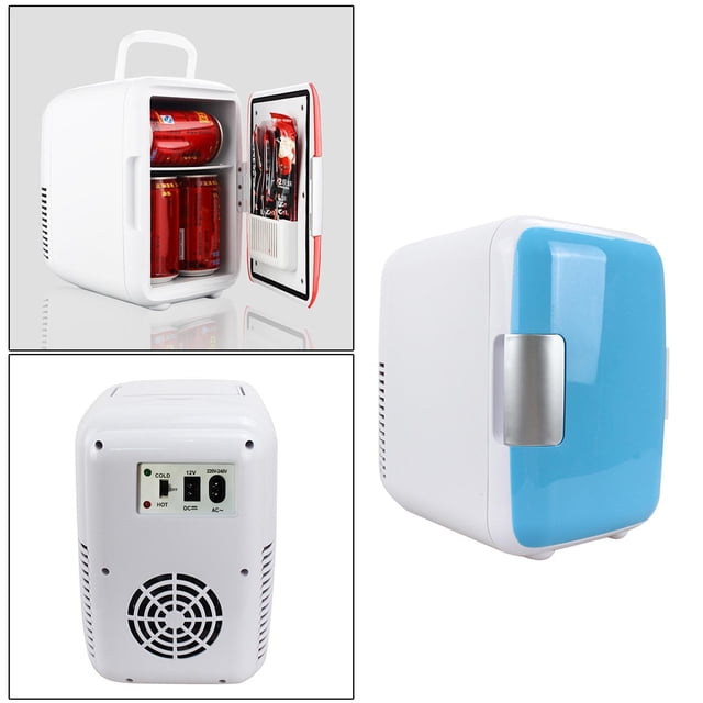 Refrigerador portátil para coche de 4L, calentador compacto/alimentado por CC para perfecl Mini refrigerador del coche