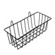 thumbnail image 4 of Organizador Soporte de estante de almacenamiento montado en la pared de hierro Contenedor de estante de cesta colgante (Negro) JShteea Libre de BPA, 4 of 6