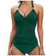 thumbnail image 1 of MKLEKYY Trajes De Baño Mujer 2 Piezas 2023 Women Bikini Set Leaf Printed Sleeveless Two Piece Beach Wear Hot Sexy Swimwears Tankinis Set, 1 of 6
