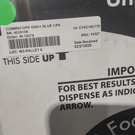 CommScope Media6 CAT6 Plenum 23AWG Solid Copper 1000ft UTP Blue CMP