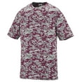 thumbnail image 2 of Augusta Digi Camo Wicking T-Shirt 1798 Maroon Digi S, 2 of 2