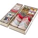 thumbnail image 1 of Organizador De Cajones, 4 Pack Organizadores De Ropa Interior, Caja De Almacenamiento Plegable Multifuncional, Tela No Tejida, Para Clasificar Ropa Interior, Bragas, Calcetines (45 Rejilla, Beige) SHIRET Hogar, 1 of 2