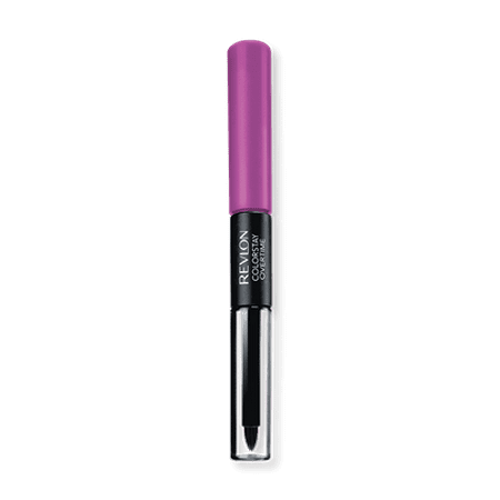 Revlon ColorStay Overtime Lipcolor, Long Wearing Liquid Lipstick - Neverending Purple