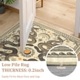 thumbnail image 4 of Garvee 2'x6' Modern Snake Printed Runner Rug Washable Kitchen Rug, Forest Low Pile Stain Resistant Rug Non Slip Carpet for Bedroom Laundry Room Entryway, Camel, 4 of 5