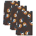 thumbnail image 2 of Brown Soccer Kitchen Towels Set of 3, Orange Blue Football Sports Absorbent Dish Towels for Kitchen, Microfiber Hand Towel, Quick Drying Tea Towel for Cleaning Decorative Dishcloths, 2 of 7