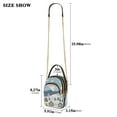 thumbnail image 2 of FORMRS Crossbody Bag for Women Quilted Travel Shoulder Cell Phone Purse with Chain Strap Handbag, Winter Village Serenity, 2 of 7