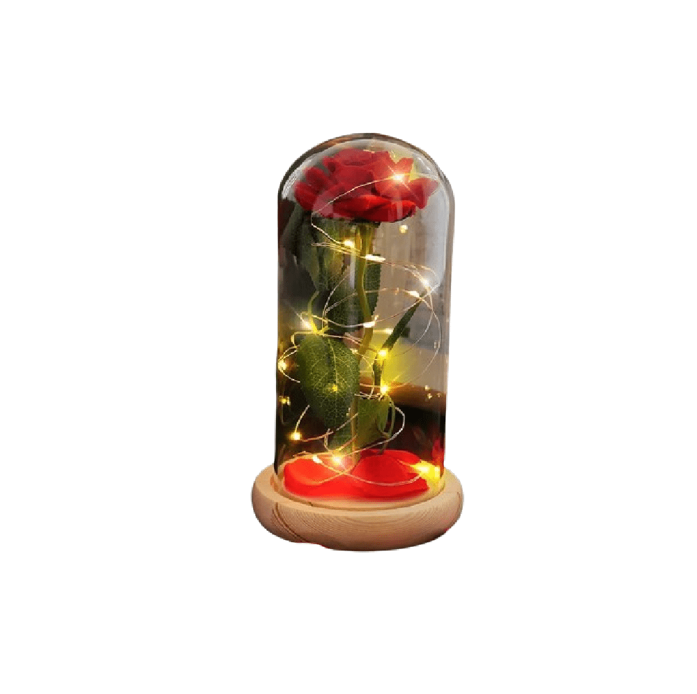 Botella Led Rosa Rosa Eterna Con Luz Botella Led | Bodega Aurrera en línea