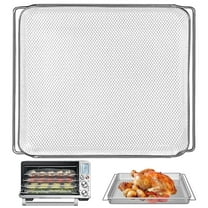 Air Fryer Basket for Breville BOV900BSS Smart Oven Air Fryer Pro,16.5"D x 11.8"W x 0.5"H Food Grade Steel Mesh Baskets Accessories Tray for Breville Air Fryer Toaster Oven, Microwave Oven