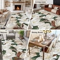 thumbnail image 5 of Spring Floral Area Rugs 8'x10', Small Throw Rugs for Living Room Patio, White Magnolia Flowers Barn Door Farmhouse Beige Indoor Outdoor Rug Non-Slip Low Pile Carpet Runner Reversible Floor Mats, 5 of 8