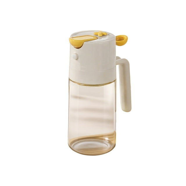 Botellas de Rociador de Vidrio Botella de Aceite de 460Ml con Pulverizador Y Función de Vertido 19x7.7x7.7cm Blanco Verde Barbacoa Niebla Pulverizador Botella de Aceite de Oliva