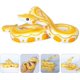 thumbnail image 3 of Realistic Plastic Toy High Simulation Boa Fake Snake Model Rubber Snake Toy for Halloween Tricky Creepy Fool's Day April, 3 of 4
