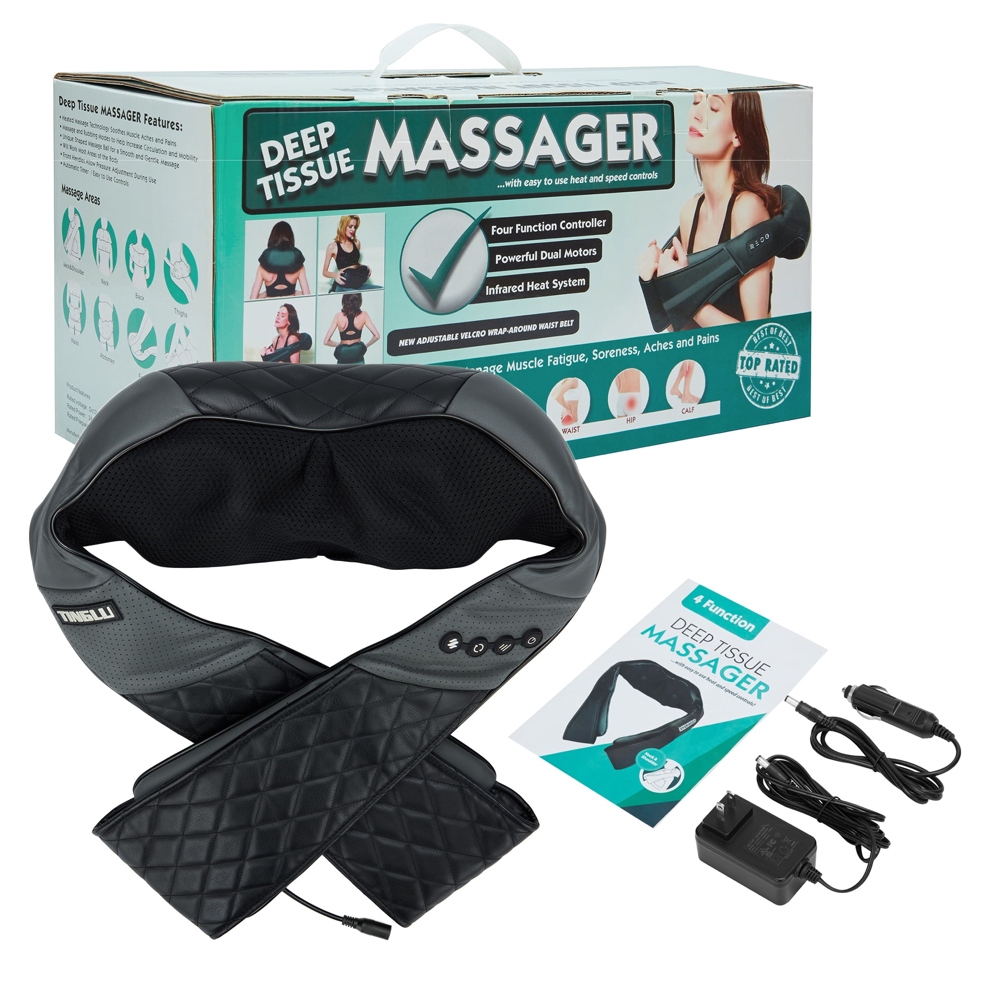  Neck Massager with Heat, Shiatsu Neck Back Massager - Mothers  Day Gifts for Mom Women, Presents for Boyfriend, Girlfriend - Fathers Gifts  for Dad, Grandpa, Men - Shoulder Massager for Muscle