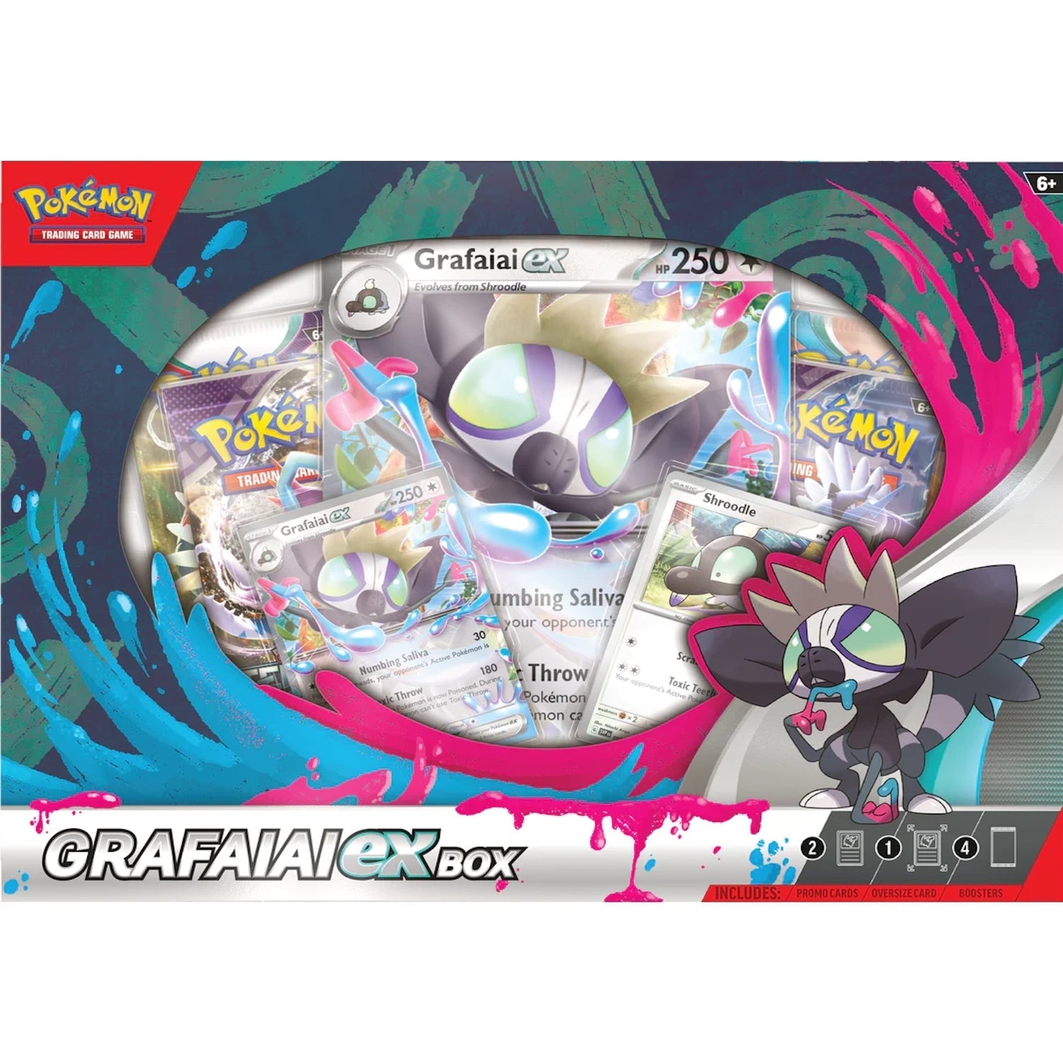 Pokmon, TCG: Houndstone ex Box, Houndstone ex, Foil Promo Card -  Walmart.com