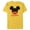 Yellow, variant on Disney Mickey Mouse Red Shorts Icon Cousin Family- Short Sleeve Blended T-Shirt for Adults - Customized-Yellow