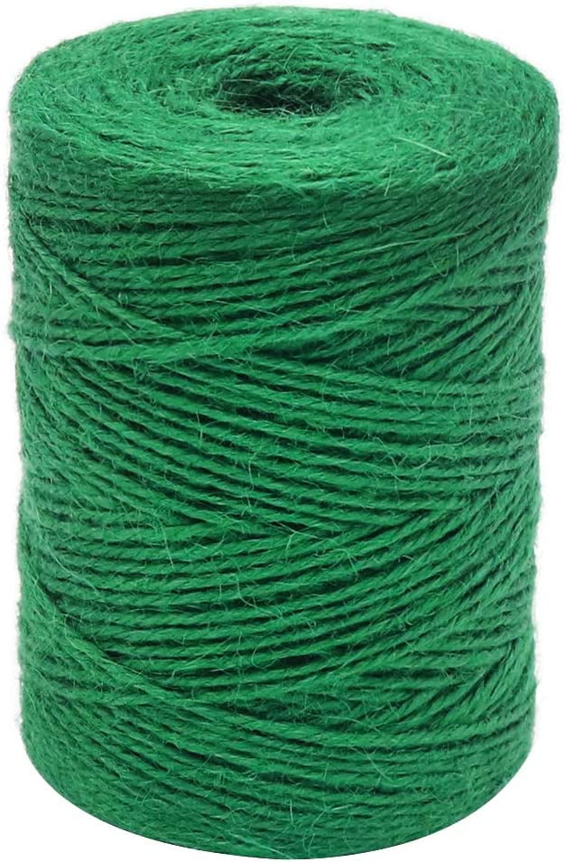 HRX Garden Twine, 656 Feet 2mm Jute Twine Tying String for Climbing