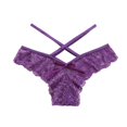 thumbnail image 1 of Gibobby Ropa interior sexy para mujer Mujeres sexy tanga cruz encaje ahueca hacia fuera transpirable sexy bragas(Morado,G), 1 of 4