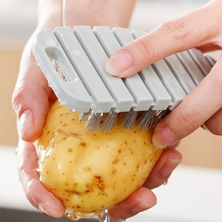 

Kitchen Vegetable Brush 2Pcs Plastic Cleaning Brushes Fruit Vegetable Brushes Kitchen Cleaning Brushes
