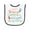 White and Black, variant on Inktastic Dental Hygienist Like Mommy Baby Terry Cloth Bib