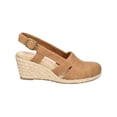 thumbnail image 3 of EASY STREET Womens Beige Padded Stargaze Round Toe Wedge Slip On Espadrille Shoes 8 M, 3 of 3