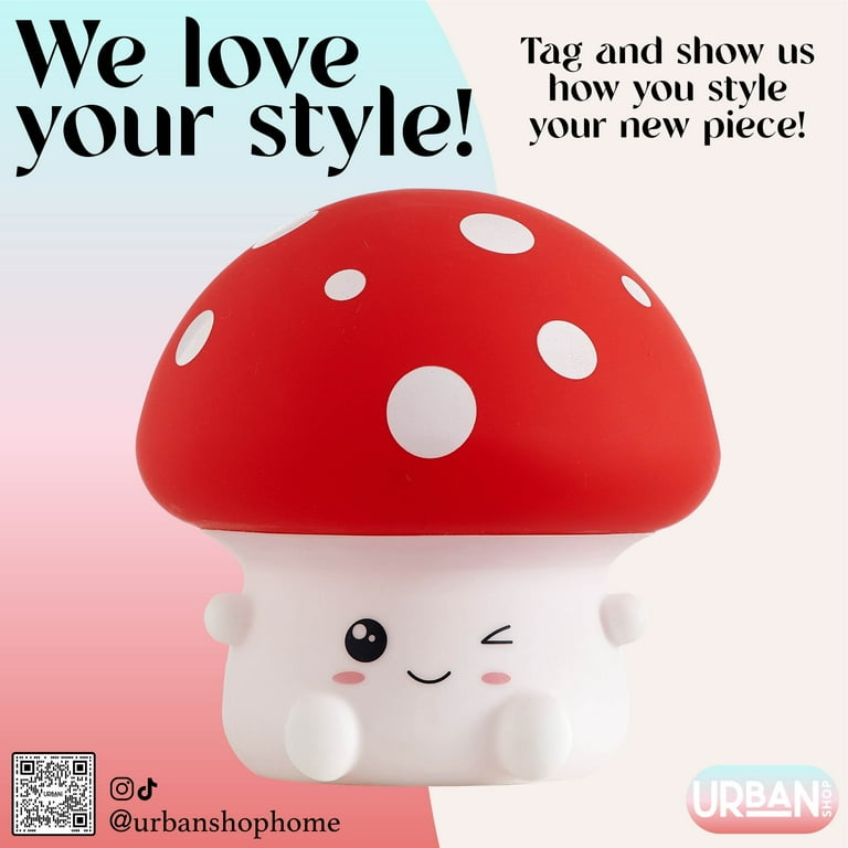 Urban Shop Mushroom Jumbo Squishy Mood Light - Walmart.com