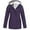 Purple, variant on Besolor Raincoat for Women Warm Winter Windbreaker Fleece Lined Zip-Up Hooded Coats Outdoor Waterproof Rain Jacket