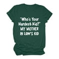 thumbnail image 1 of Gibobby Playera de Verano para Mujer Mujeres Casual Impresión Manga Corta Tops Blusa Cuello Redondo Casual Tee Túnica Camisas(Verde,M), 1 of 3