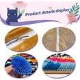 thumbnail image 4 of Colored Hyacinth Latch Hook Pillows Kits Cushion Pillow Cover with Pattern Printed Canvas Sofa Crafts Adults Embroidery Cross Stitch making Hooking Crochet Kits 17x17 inch(104), 4 of 6