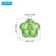 thumbnail image 2 of Perlas de Flor de Vidrio Transparente Uxcell, Perlas de Hibisco Verdes, 2 of 6