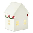 thumbnail image 3 of LED Christmas Village House, Glowing Resin Ceramic Cottage Decor for Mantel Shelf, Battery Operated Indoor Christmas Decoration, Holiday Centerpiece(B), 3 of 3