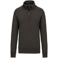 thumbnail image 1 of Kariban Mens Zip Neck Sweatshirt, 1 of 3
