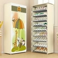 thumbnail image 3 of 1pc Stylish and Durable Dust cover shoe cabinet, Shoe Rack with Fabric Cover and Zipper, 3 of 5