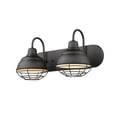 thumbnail image 4 of Millennium Lighting Neo-Industrial 2 Light Bathroom Vanity Fixture Satin Nickel Nickel Satin, 4 of 5