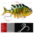 thumbnail image 4 of 14.5g/8cm Fishing Lures Multi Segments Jointed Fishing Tackle With Hooks Suitable For Freshwater Saltwater, 4 of 9