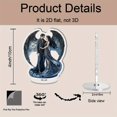 thumbnail image 2 of Rotatable acrylic figurine featuring a celestial couple with star-dusted wings and exquisite details set against a white background, 2 of 6