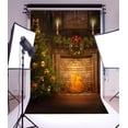 thumbnail image 1 of EREHome Polyester Fabric 5x7ft Christmas Indoor Fireplace Backdrop Studio Props Merry Christmas Photography Background, 1 of 2