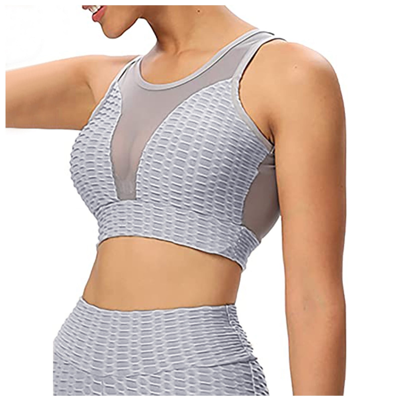 Alueeu Dresses Womens Summer Tops Sports Impact Support Yoga Crop Gym  Workout Shirts Womens Raglan Shirts 3/4 Sleeve Loose Fit Short Sleeve Women  Grey 2XL - Walmart.com