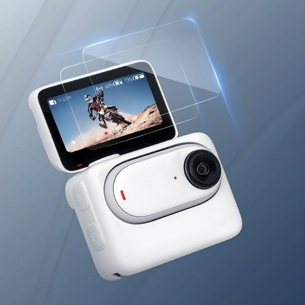 para GO 3S GO 3 Película Templada Pulgar Anti-Vibración Cámara Protector de Pantalla Accesorios